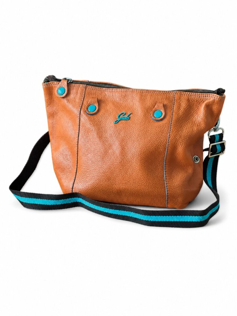 👜 Gabs G3 Plus Italian Leather Convertible Bag | Turquoise Accents | Crossbody